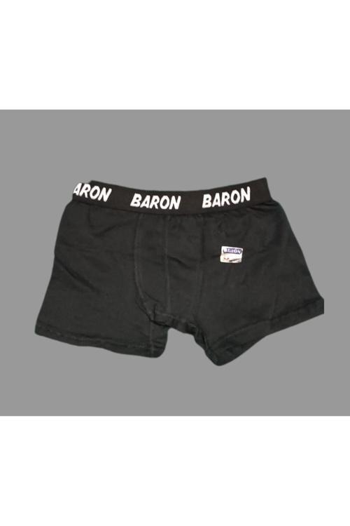Tekli Siyah Boxer