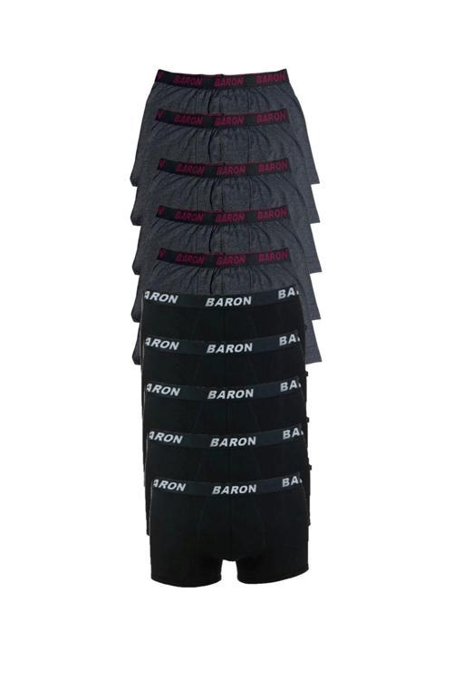 10 Adet Ekonomik Likralı Boxer Short