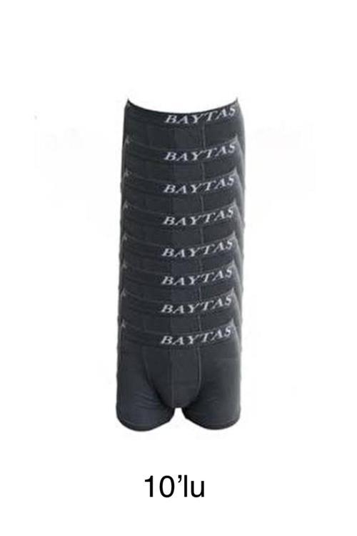 Baytaş Erkek 10’Lu Likralı Boxer Gri