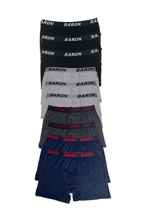 10 Adet Ekonomik Likralı Boxer Short