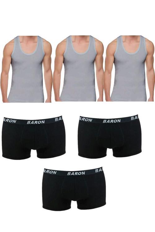 6'Lı Ekonomik Erkek Atlet Ve Boxer