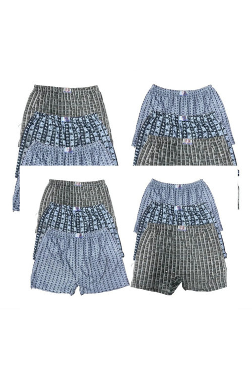 12'Li Şort Boxer