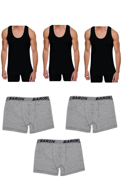 6'Lı Ekonomik Erkek Atlet Ve Boxer