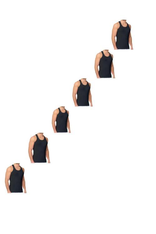 Erkek Penye Atlet 6'Lı Paket
