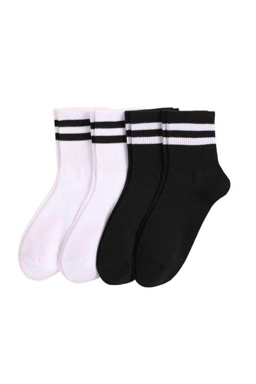 Unısex 4 Lü Tenis Model Çorap