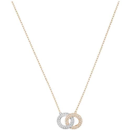 5414999 Swarovski Kolye Stone:Necklace Double Silk/Cry/Ros