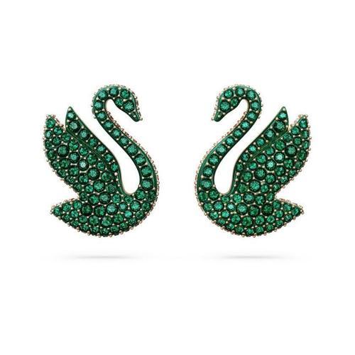 5650063 Swarovski Küpe Cex Iconic Swan:Pe Pe Gre/Ros