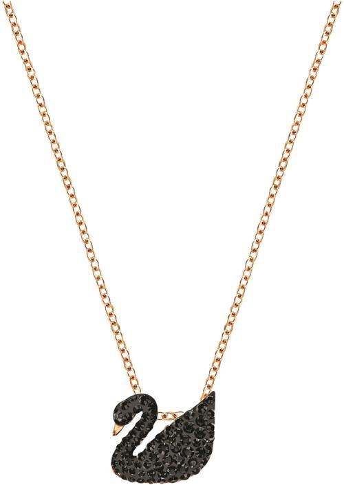 5204133 Swarovski Kolye İconic Swan:Pendant Sml Jet/Ros