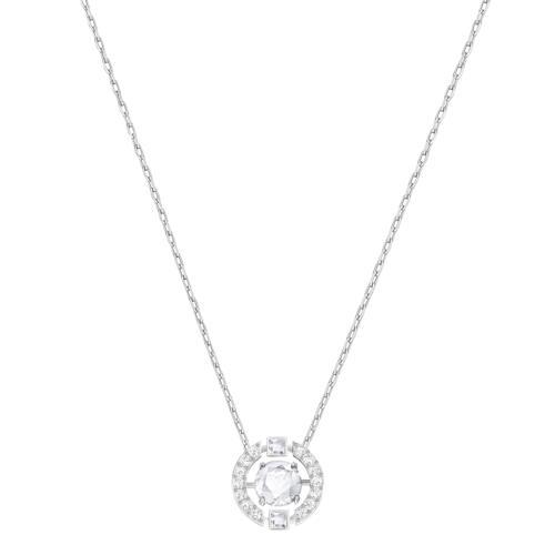 5286137 Swarovski Kolye Sparkling Dc:Necklace Czwh/Cry/Rhs