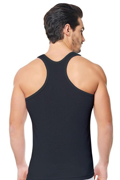 Siyah Erkek Spor Atlet 1'Li Paket