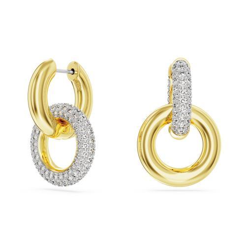 5668818 Swarovski Küpe Dextera:Pe Hoop Interlinked Cre/Gos