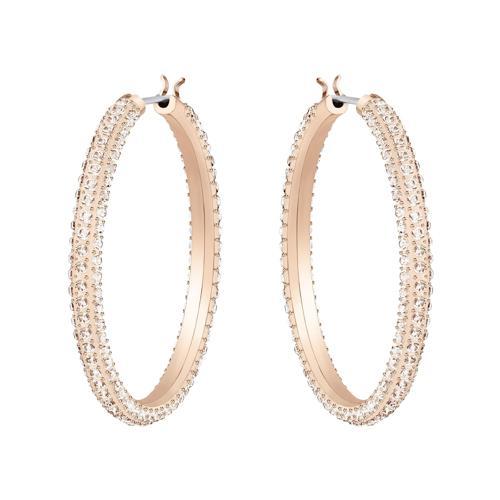 5383938 Swarovski Küpe Stone:Pe Hoop Silk/Ros