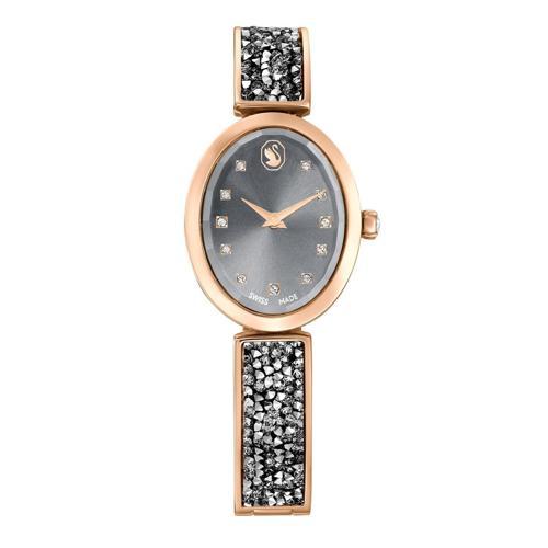 5711695 Swarovski Kol Saati Crystal Rock Oval:Mb Metsı/Gray/Pro