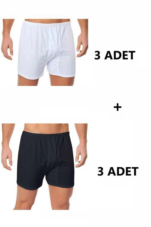 6'Lı Erkek Pamuk Paçalı Külot