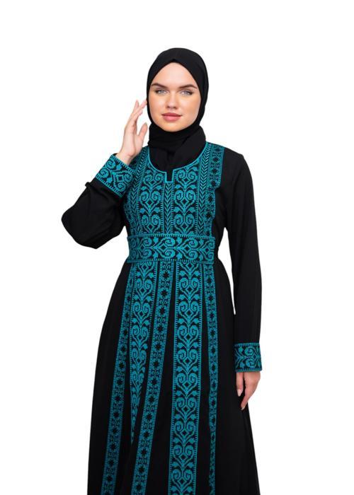 Filistin Özel kalplı Nakışlı Geleneksel Filistin Kadın Elebise C100040