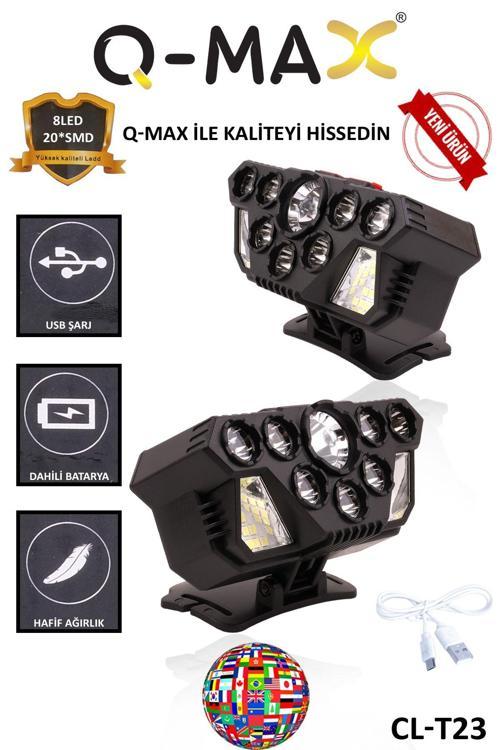 8 Led Işıklı Güçlü Performanslı Kamp,Doğa Gezisi,Acil Durumlarda Kullanışlı El Feneri