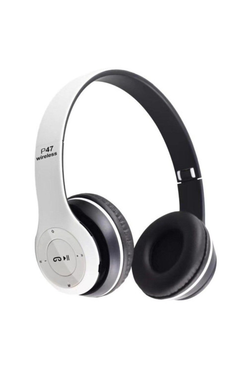 Mp3 Çalar Anroid Stereo Airdots Basic Kulak Üstü Kablosuz 5.0+Edr Wireless Bluetooth Kulaklık Aux Ve