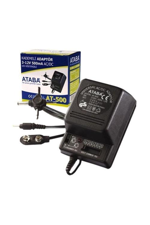 Adaptör Kademelı 3/12V 500Mah  At-500