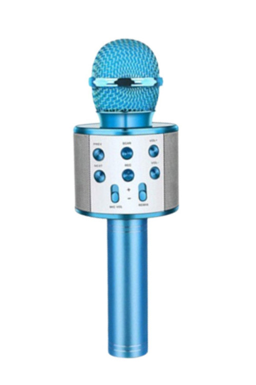 Monadm Kablosuz Karaoke Mikrafon Bluetooth Mp3 Çalar Sd-Usb-Aux Girişli