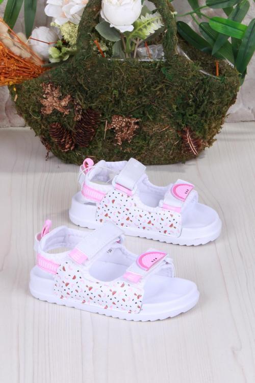 332.B25Y.251 Beyaz İnkago Anatomik Kız Çocuk Sandalet