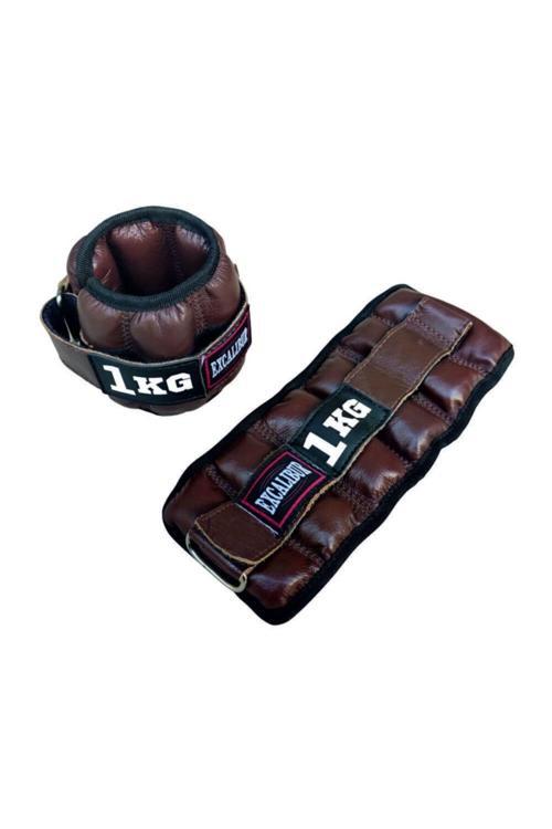 Deri Ayak Bilek Ağırlığı Taba Kahve 1 Kg