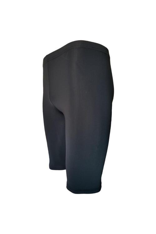 Unisex Siyah Full Lykralı Toparlayıcı Sporcu Taytı