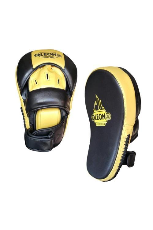 Leon Master Profesyonel Kick-Boks Ve Muay Thai El Lapası Sarı Siyah