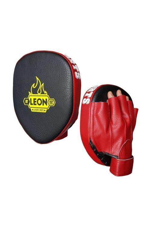 Leon Wall Parmaklı Ellik Lapa Taekwondo Boks Lapası Siyah Kırmızı