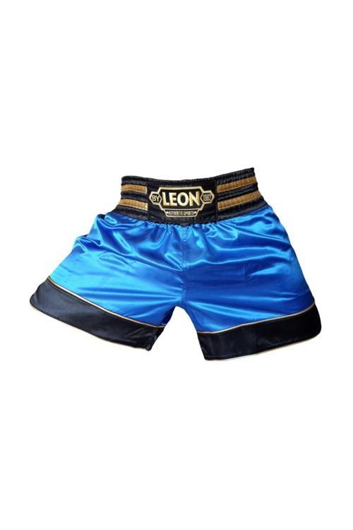 Leon Gold Star Muay Thai Kick Boks Şortu Mavi
