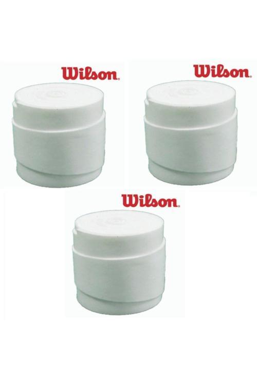 3 Adet Pro Comfort Beyaz Overgrip Tenis Raketi Gribi Wrz4024Wh White