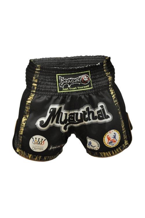 Giftoom Spor- Boks Ekipman Muay Thai Şort Federasyon Onaylı Maç Şortu Mt2019