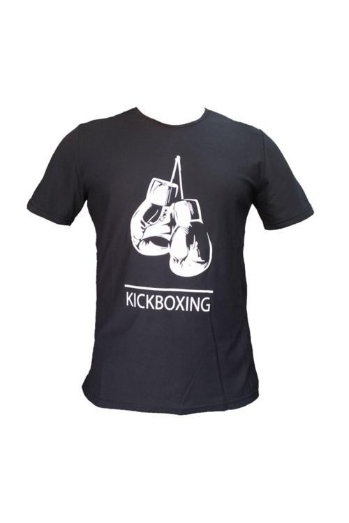 Unisex Siyah Leon Bear Kickboxing Tişört Byl-1100Bk