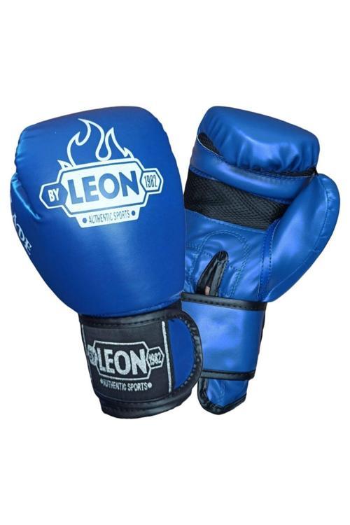 Leon Blade Training Boks, Kick Boks Ve Muay Thai Eldiveni Mavi