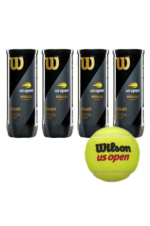 Us Open 4 Kutu Tenis Topu Vakum Ambalajda