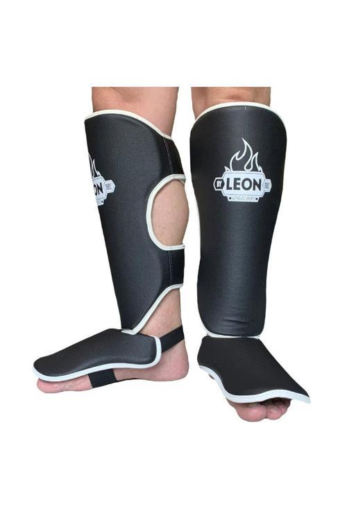 Leon Classic Muay Thai Ve Kick Boks Ayak Kaval Koruyucu Siyah