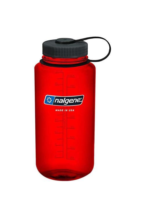 Sustain 32 Oz. Tritan Geniş Ağızlı Su Şişesi - Kırmızı/Siyah
