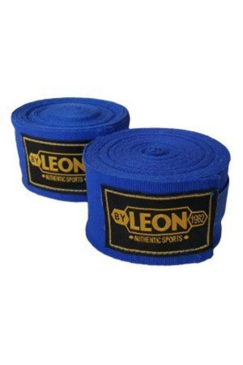 Leon Elastik Boks, Kick Boks Ve Muay Thai Bandajı 7 Metre Mavi