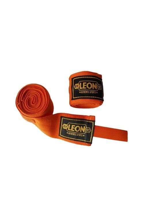 Leon Elastik Boks, Kick Boks Ve Muay Thai Bandajı 3,5 Metre Turuncu