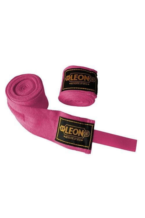 Leon Elastik Boks, Kick Boks Ve Muay Thai Bandajı 3,5 Metre Pembe