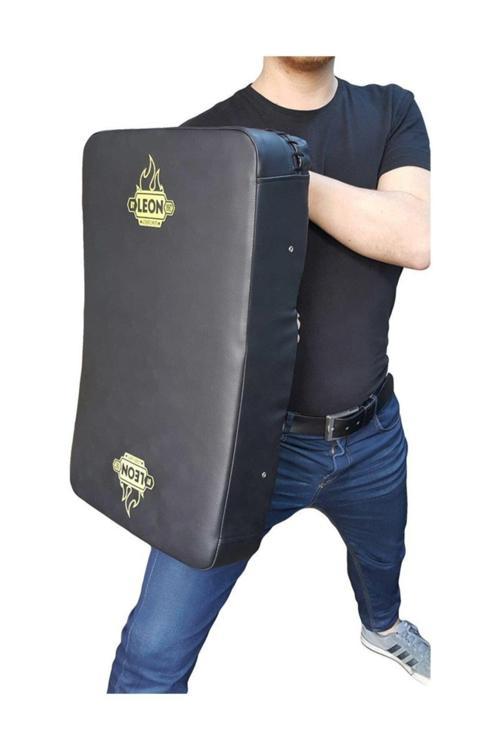 Leon Maxi Darbe Yastığı Kick-Boks Lowkick Pads Siyah