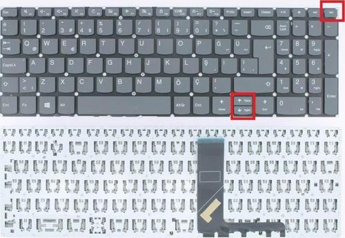 Lenovo 5Cb0R16703, 5Cb0R16651, 5Cb0R16670 Klavye Füme K-L75