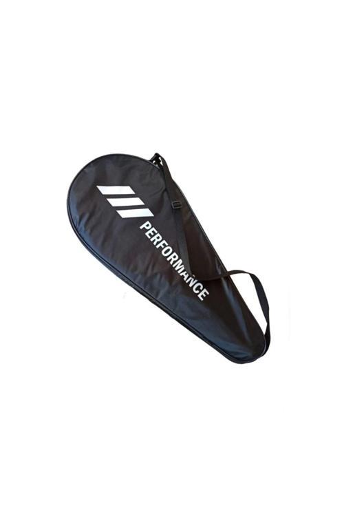 Tenis Raket Kılıfı Leon Performance 27 Inch Profesyonel Raket Kılıfı Siyah