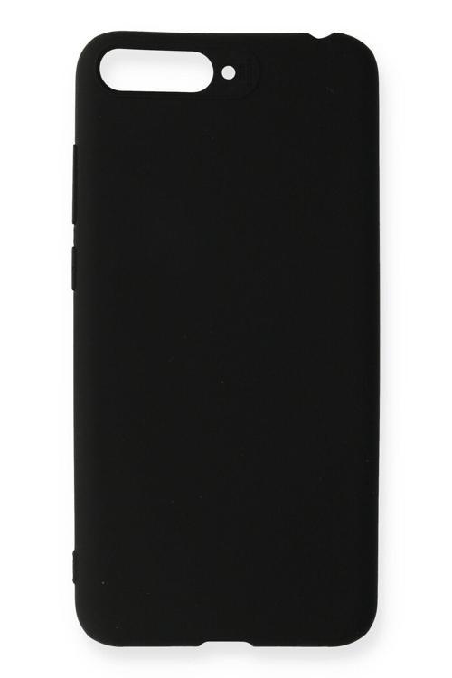 Ayvaz Akseesuar Newface Huawei Honor 7A Kılıf Premium Uyumlu Rubber Silikon - Siyah