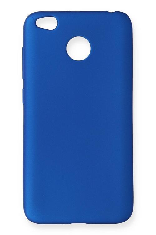 Ayvaz Akseesuar Xiaomi Redmi 4X Uyumlu Kılıf Premium Rubber Silikon - Mavi