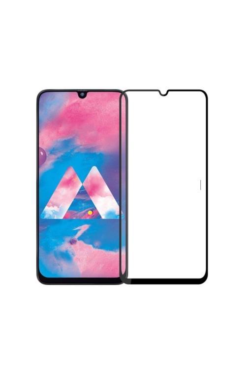 20068310 Samsung Galaxy M30S İle Uyumlu Şeffaf Ekranı Tam Kaplayan 5D Cam Kırılmaz Cam Ekran Koruyucu