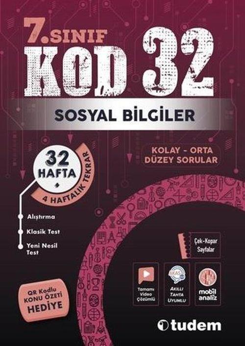 7. Sınıf Sosyal Bilgiler  Kod 32