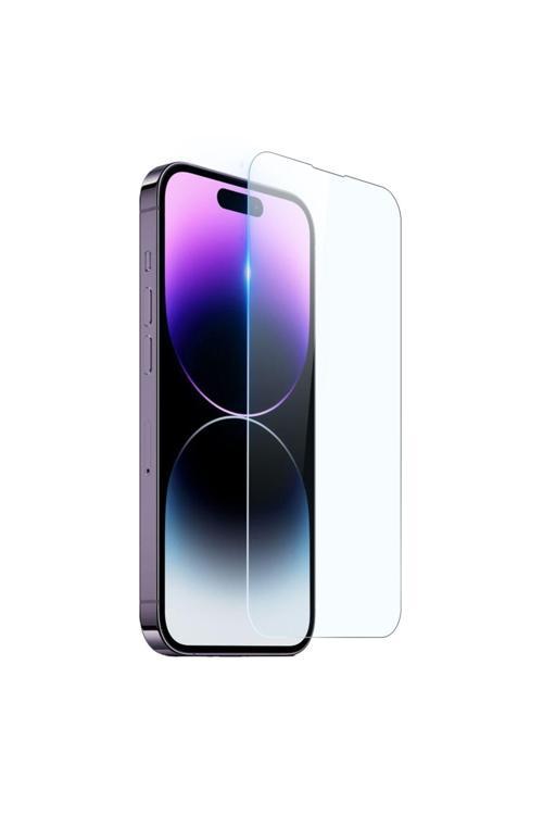 20068310 Apple İphone 14 Pro İle Uyumlu Ekran Koruyucu Şeffaf Temperli Kırılmaz Cam Ekran Koruyucu