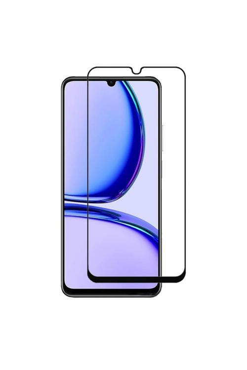 20068310 Huawei Nova Y70 İle Uyumlu Şeffaf Ekranı Tam Kaplayan 5D Cam Kırılmaz Cam Ekran Koruyucu