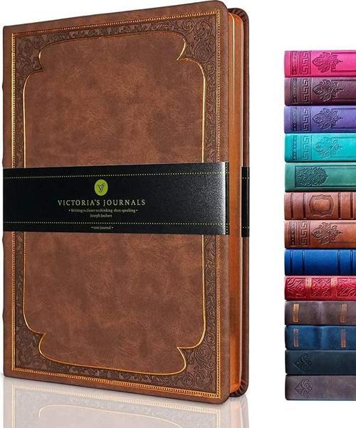 Victoria's Journals Vintage Old Book Defter Düz 14x20 cm.