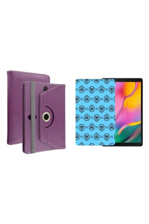 Ayvaz Akseesuar Hometech Quad Tab 10.1 Uyumlu Set Universal Tablet Kılıfı Ve Nano Ekran Koruyucu